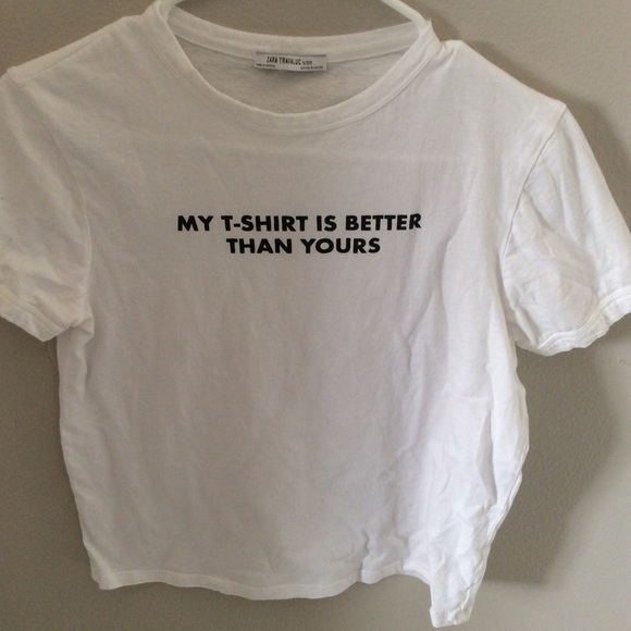 cute simple white t - Picture 1 of 2